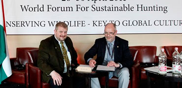 CAFF and CMS sign resolution of Cooperation, 2012. Photo: CAFF