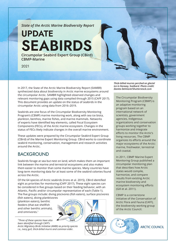 CAFF CBMP Seabirds 2021 1
