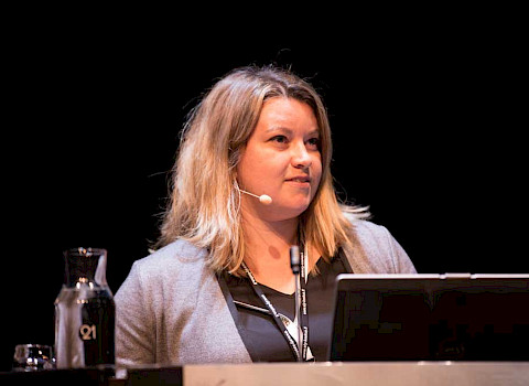 Courtney Price at the Arctic Biodiversity Congress 2018